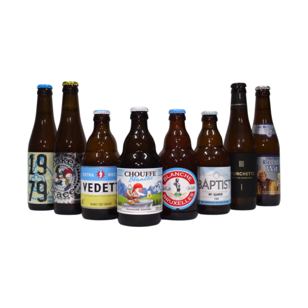 Bieren uit het bierpakket wit