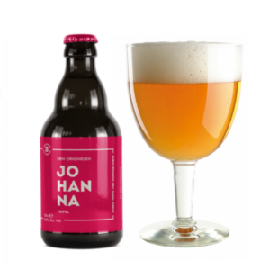 Speciaalbier Tripel Johanna met ingeschonken bierglas