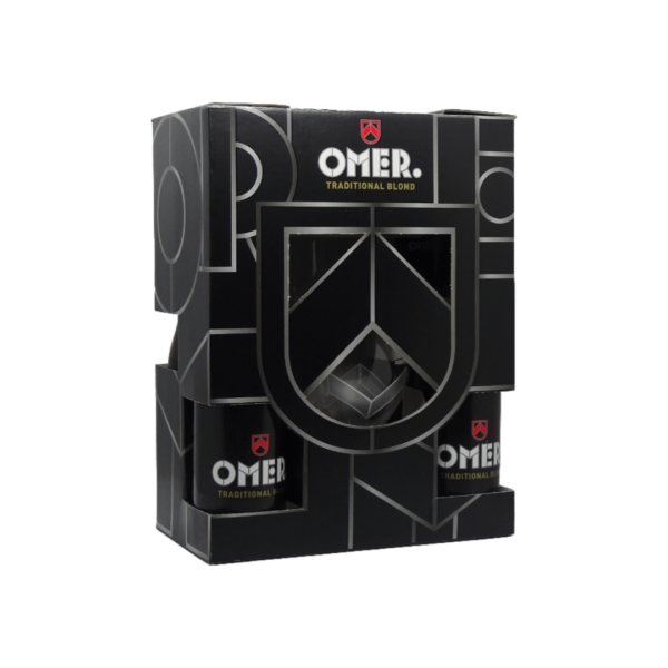 Omer Geschenkpakket (4x33cl + Omer Glas)